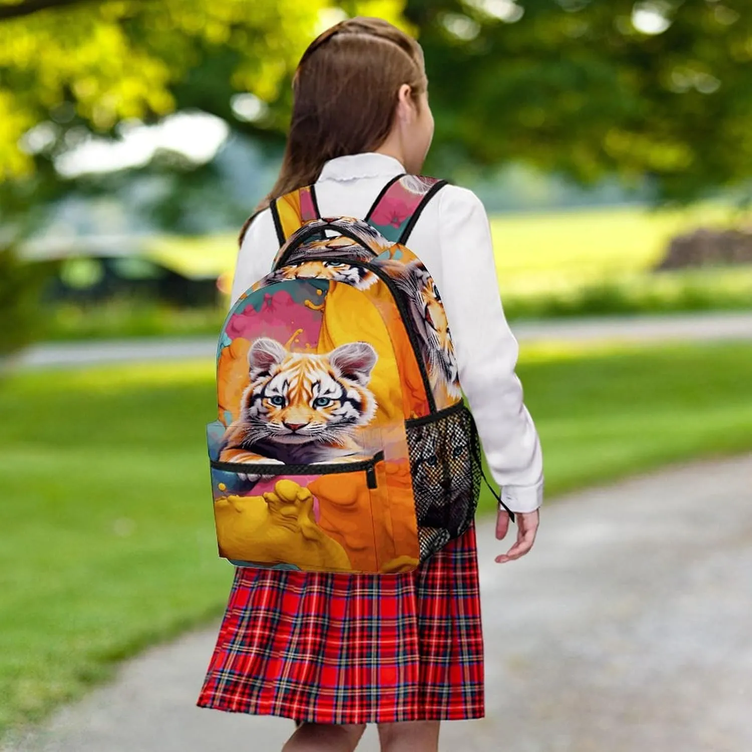 Small Backpacks Personalized Color Animation Printing Travel Bag Lightweight Travel Backpack For Women Men