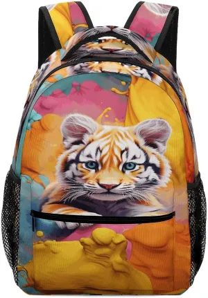 Small Backpacks Personalized Color Animation Printing Travel Bag Lightweight Travel Backpack For Women Men