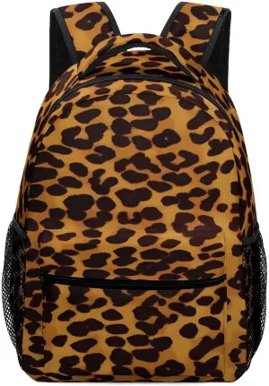 Small Backpacks Personalized Cool Cheetah Leopard Printing Travel Bag Lightweight Travel Backpack For Women Men