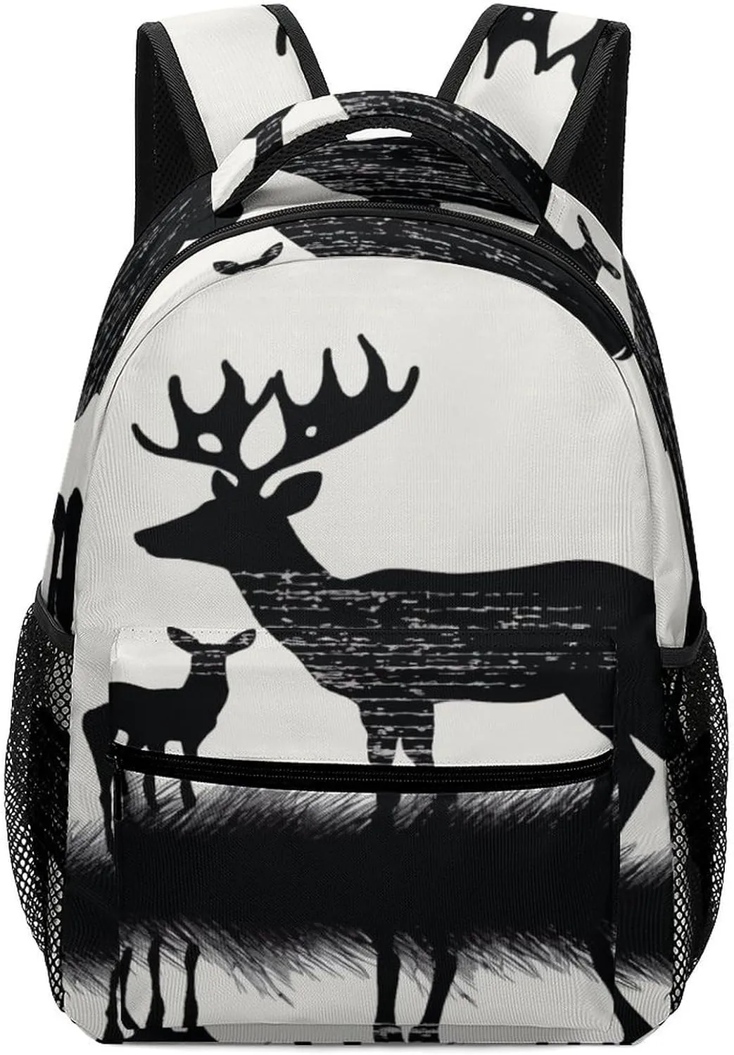 Small Backpacks Personalized Deer Printing Travel Bag Lightweight Travel Backpack For Women Men