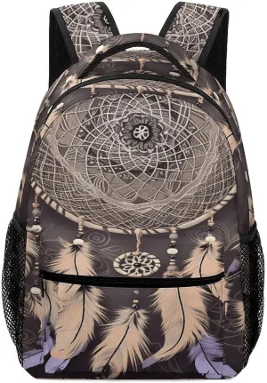 Small Backpacks Personalized Dream Catcher Printing Travel Bag Lightweight Travel Backpack For Women Men