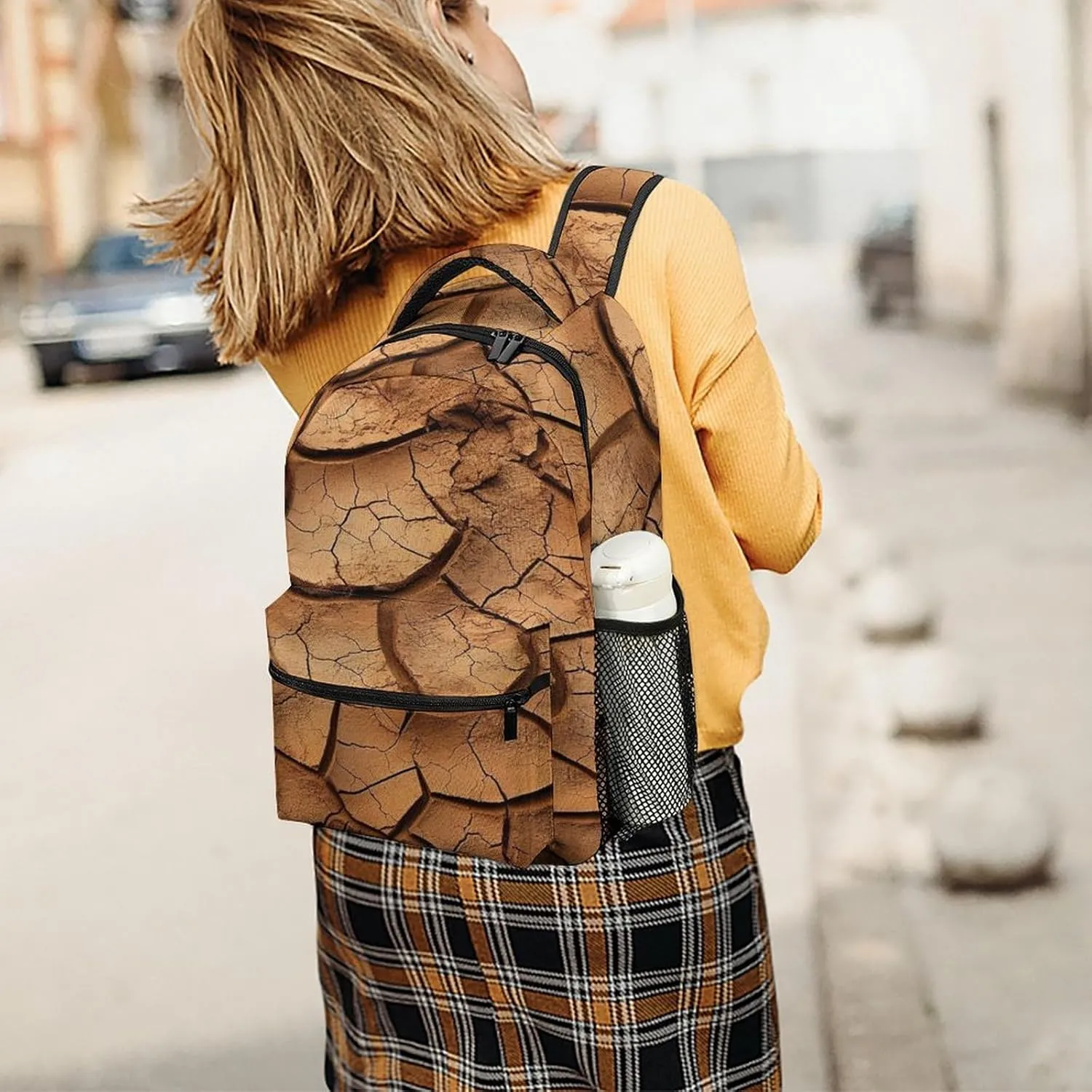 Small Backpacks Personalized Dry Land Printing Travel Bag Lightweight Travel Backpack For Women Men