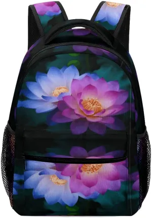 Small Backpacks Personalized Flower Printing Travel Bag Lightweight Travel Backpack For Women Men