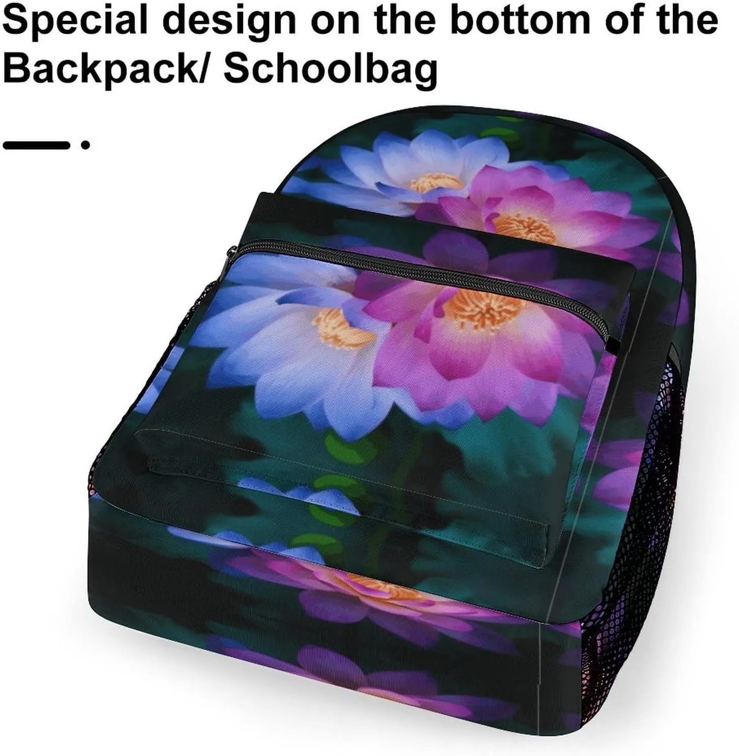 Small Backpacks Personalized Flower Printing Travel Bag Lightweight Travel Backpack For Women Men