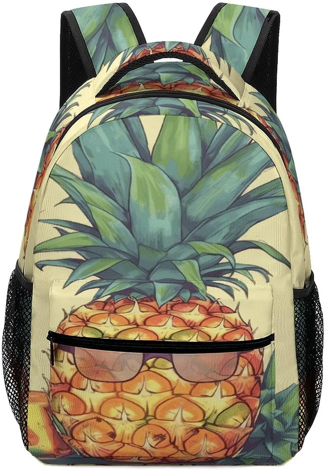 Small Backpacks Personalized Funny Pineapple Printing Travel Bag Lightweight Travel Backpack For Women Men