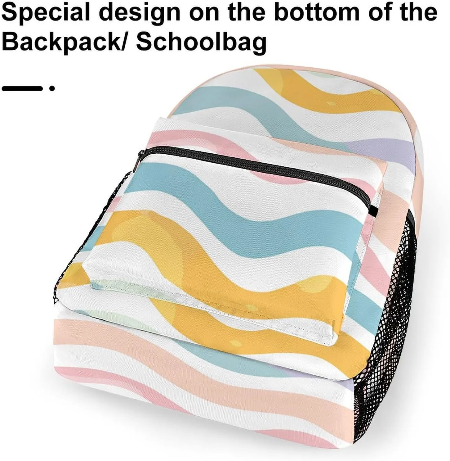 Small Backpacks Personalized Hand Drawn Style Printing Travel Bag Lightweight Travel Backpack For Women Men
