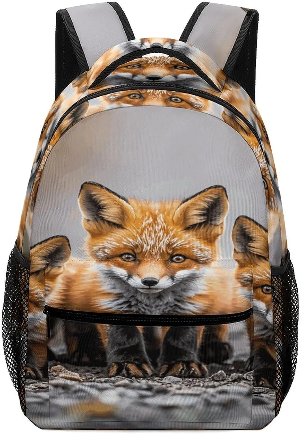 Small Backpacks Personalized Many Foxes Printing Travel Bag Lightweight Travel Backpack For Women Men