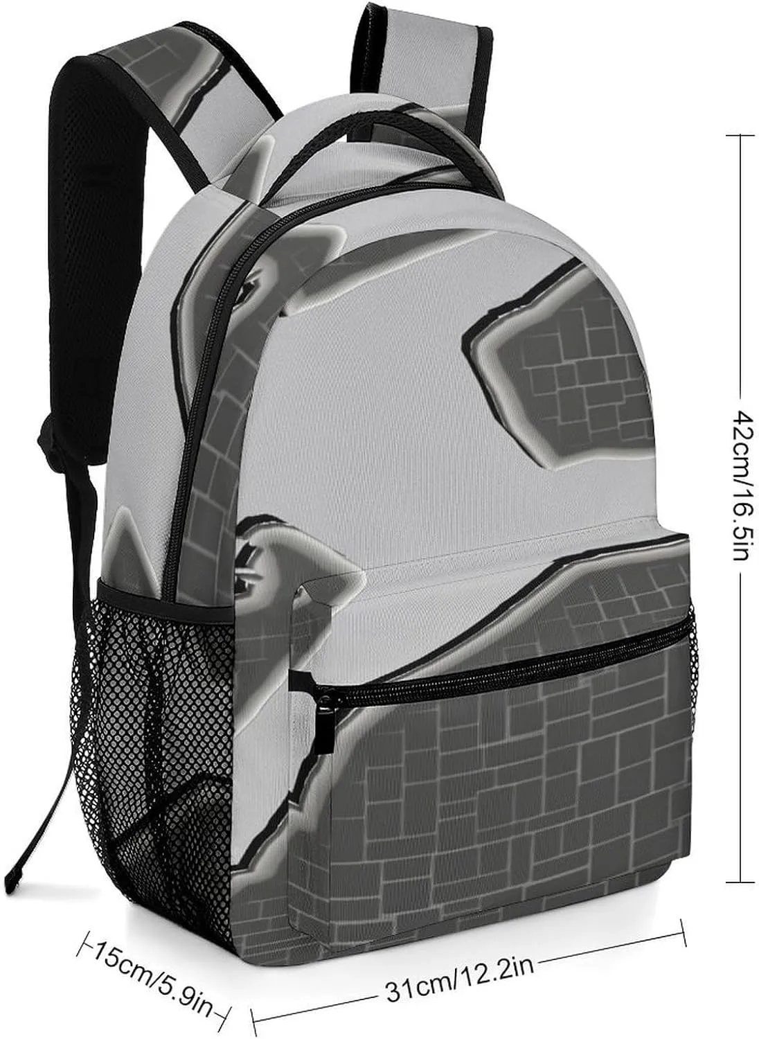 Small Backpacks Personalized Martial Arts Printing Travel Bag Lightweight Travel Backpack For Women Men
