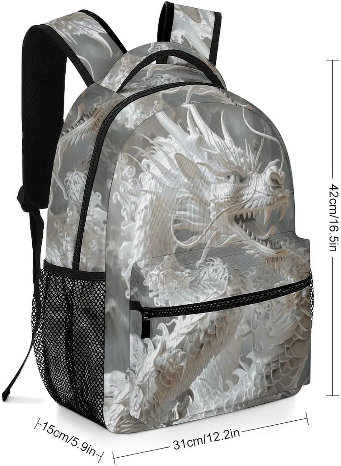 Small Backpacks Personalized Mythical Creature Printing Travel Bag Lightweight Travel Backpack For Women Men