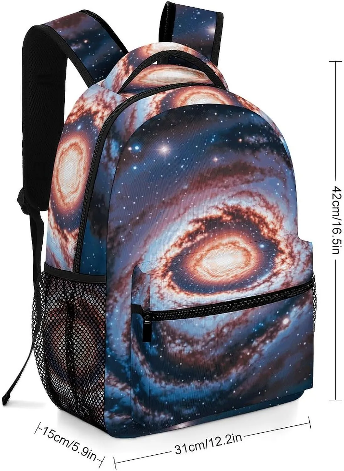 Small Backpacks Personalized Planet Stars And Galaxy Printing Travel Bag Lightweight Travel Backpack For Women Men