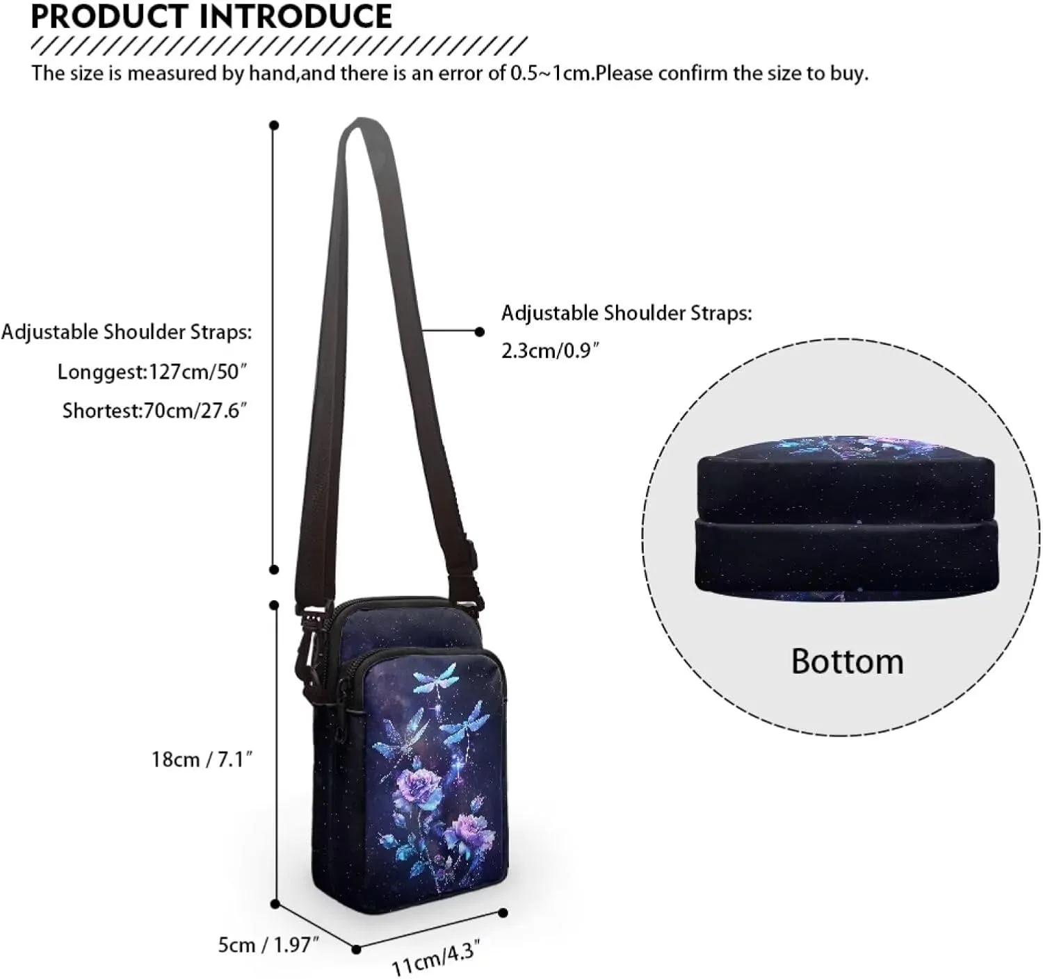 Small Crossbody Bag Messenger Shoulder Storage Bag Handbags for Toddler Kid Girl Boy