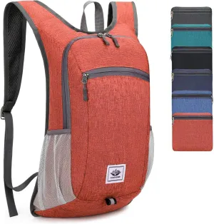 Small Daypack 15L Hiking Backpack Packable Lightweight Travel Day Pack Casual Foldable Shoulder Bag for Women Men