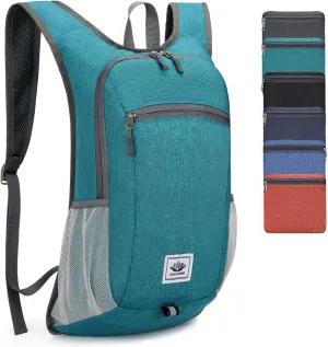 Small Daypack 15L Hiking Backpack Packable Lightweight Travel Day Pack Casual Foldable Shoulder Bag for Women Men