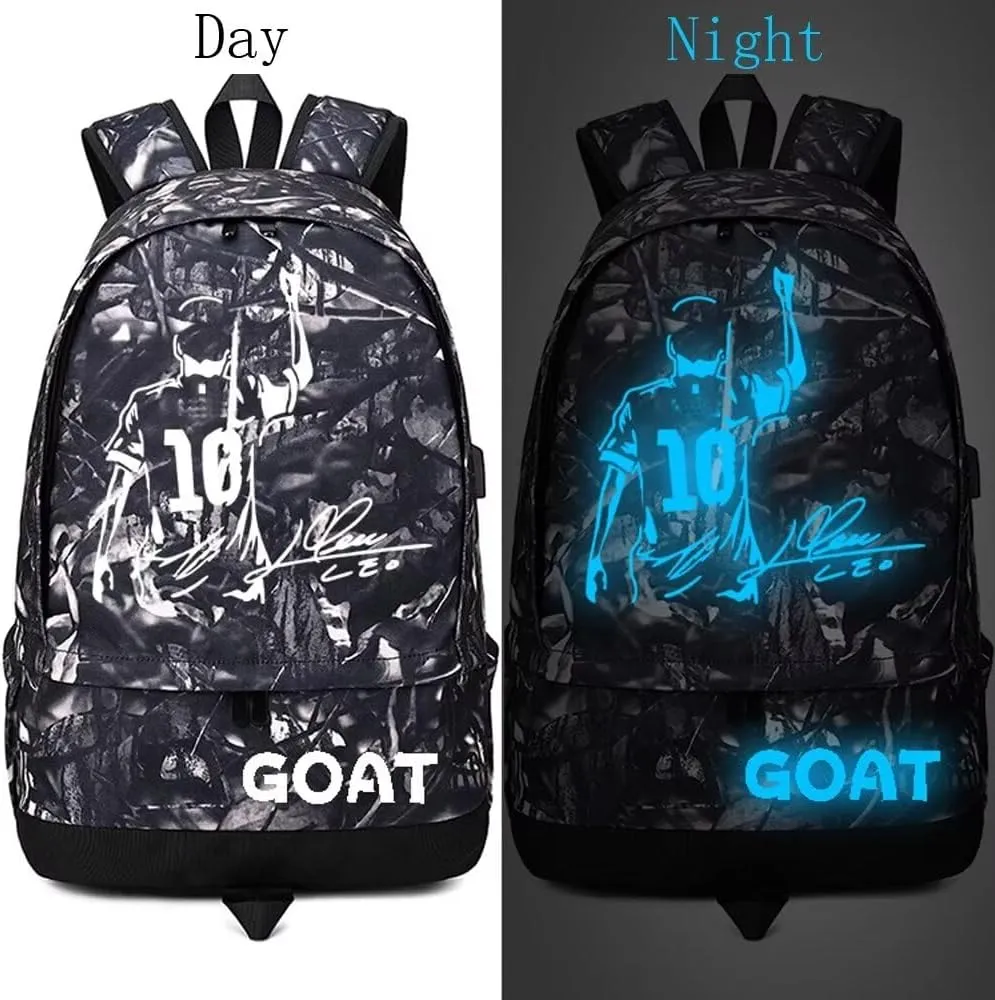 Soccer Player 10 Luminous Ball Storage Backpack Sports Equipment Depositary Multifunctional Bag For Men Women