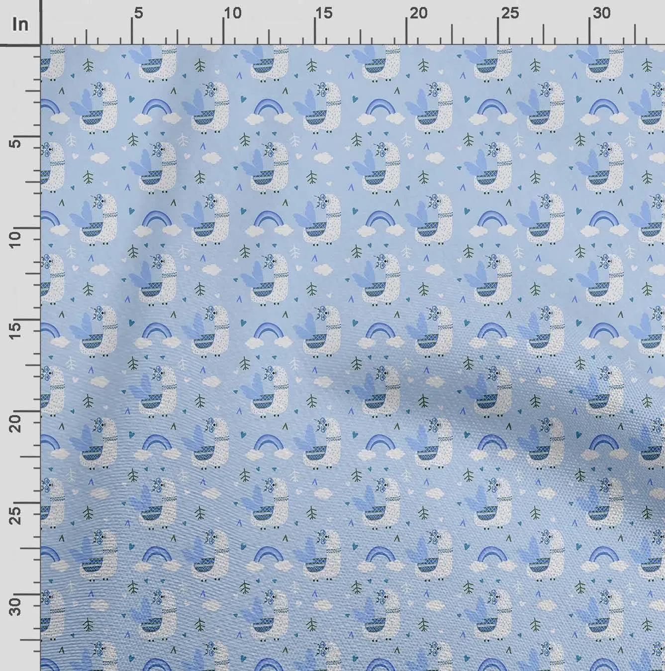 Soimoi Heavyweight Cotton Canvas Fabric Material - 56 Inch Wide, Blue - Animal Print, Ideal for Making Durable Tote Bags, Backpacks, Jackets, Upholstery, Cushions, Outdoor Furniture Covers, 1 Yard
