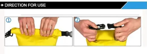 Solid Waterproof Dry Bag for Sports and Outdoors (WP-06)