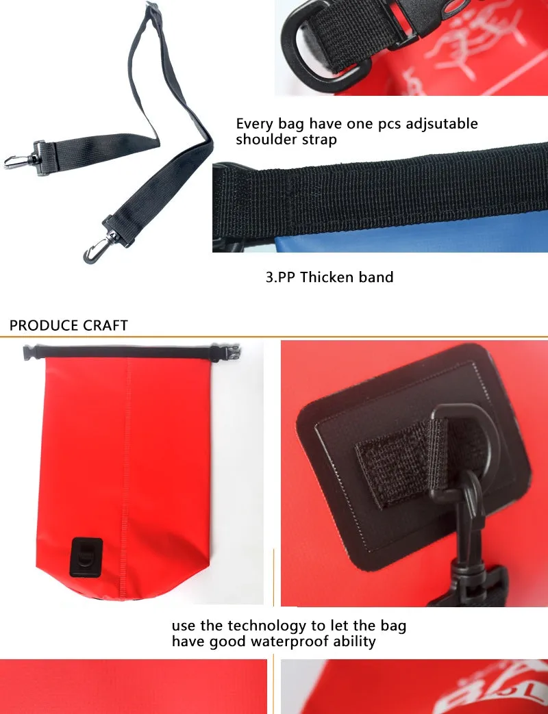 Solid Waterproof Dry Bag for Sports and Outdoors (WP-06)