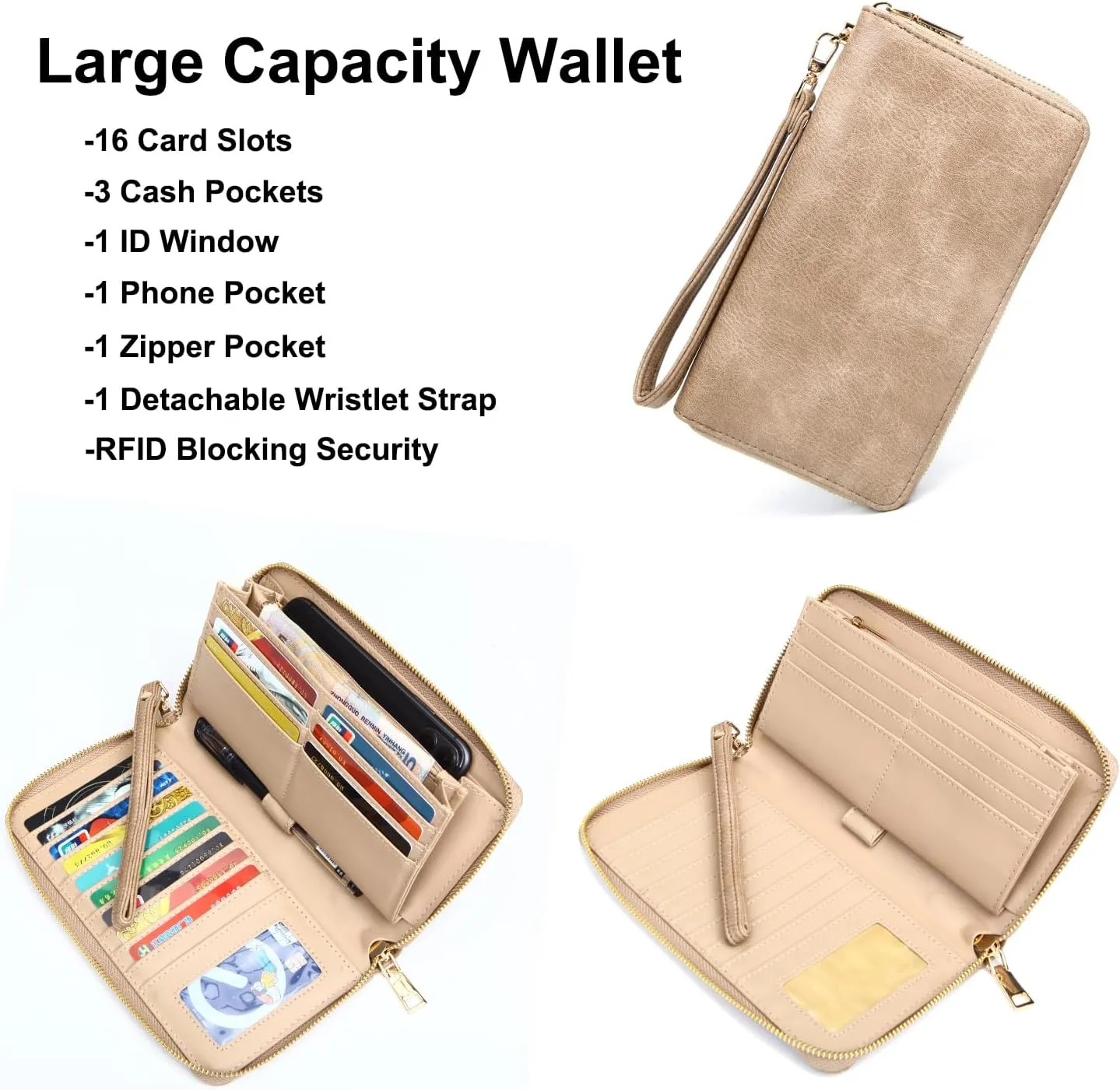 Soperwillton Women Backpack Purse Multipurpose Design Handbags Shoulder Bag PU Leather Travel bag Backpack Set 2pcs