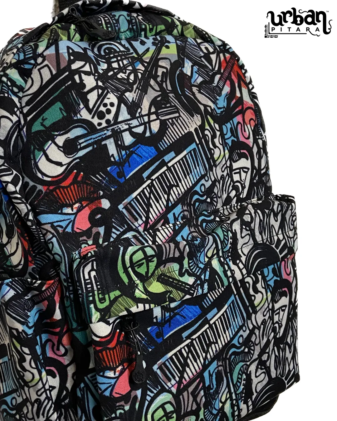 Soul Music Canvas Backpack