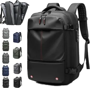 Spacevac Pro Backpack, Space Vac Bags, Spacevac Travel Vacuum Backpacks, 60l Expandable Backpack with Vacuum Compression, Water Resistant, Anti Theft (Classic-Black)