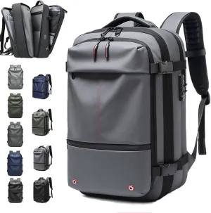 Spacevac Pro Backpack, Space Vac Bags, Spacevac Travel Vacuum Backpacks, 60l Expandable Backpack with Vacuum Compression, Water Resistant, Anti Theft (Classic-Grey)