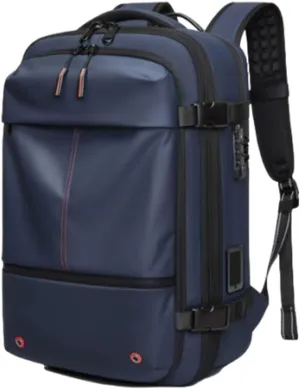 Spacevac Pro Backpack, Space Vac Pro Backpack, 60l Expandable Vacuum Compression Backpacks for Airplane Carry on Size (Blue-A)