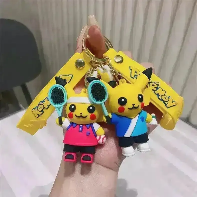Sporty Pikachu 3D Keychain