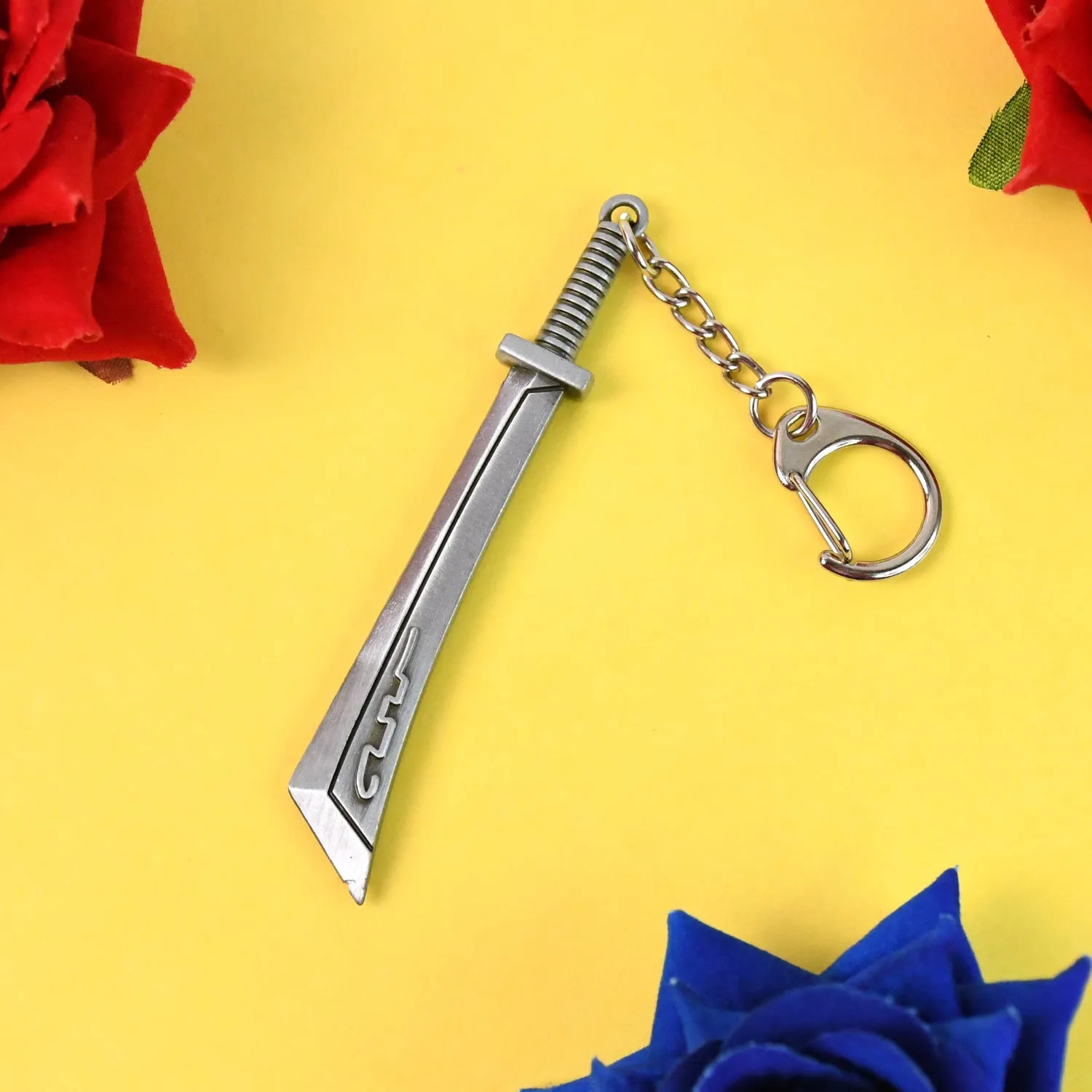 Stainless Steel Knife Keychain - Durable & Compact (1 Pc)