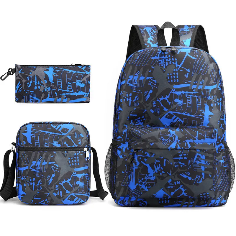 Starry Sky Three-piece Primary Ji Junior Backpacks