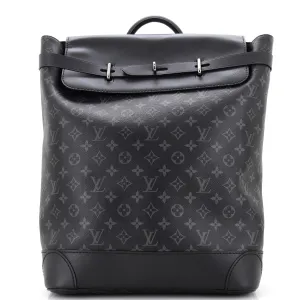 Steamer Backpack Monogram Eclipse Canvas