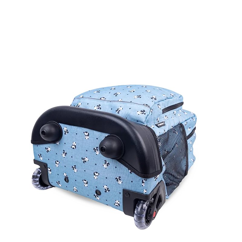 Sunny Rolling Backpack (17 Inch) in Panda