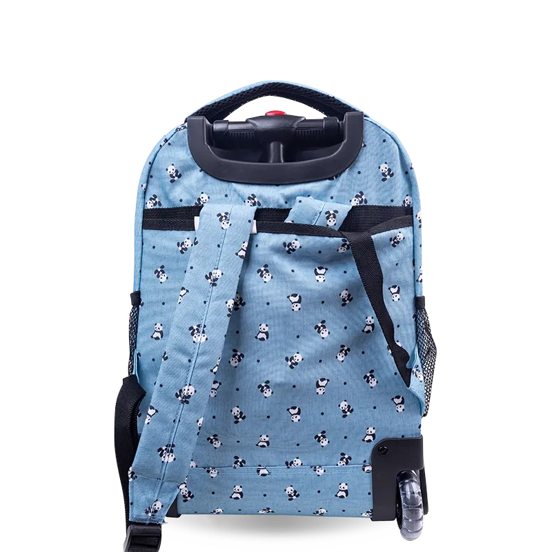 Sunny Rolling Backpack (17 Inch) in Panda