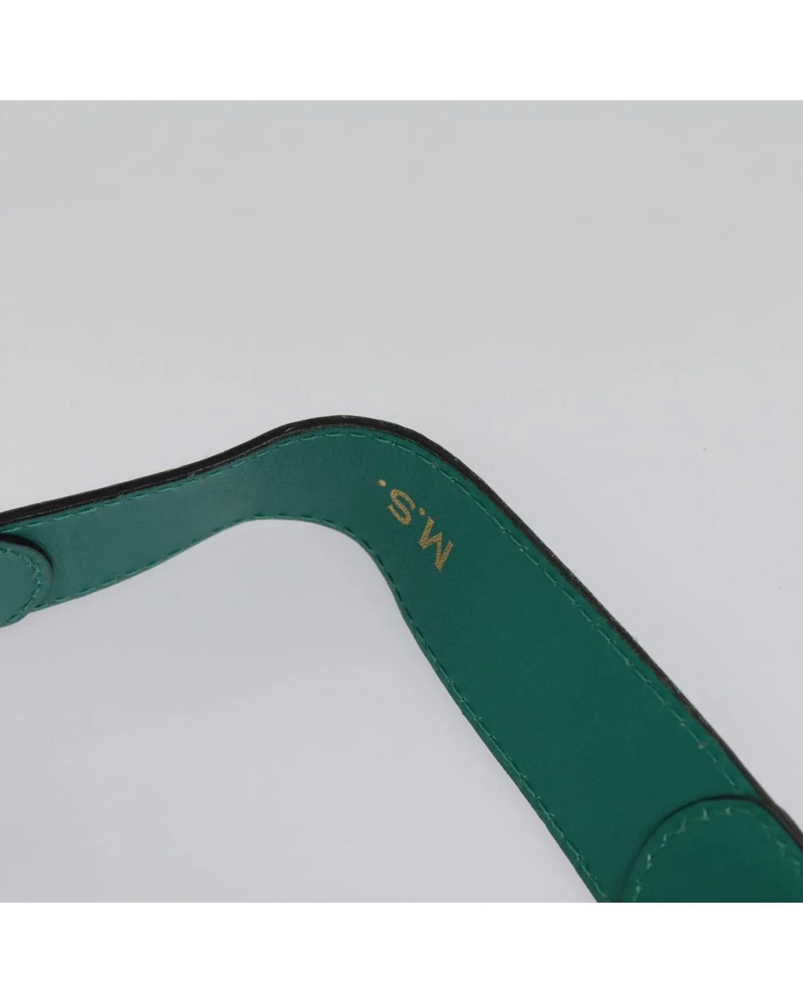 Teal Leather Shoulder Bag