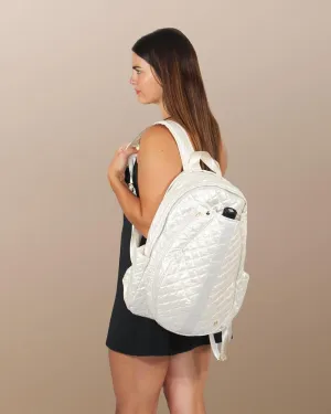 Tennis Backpack for Women- Tennis Bag for Women with Tennis Racket Cover   Zipper | Holder Elastic Pockets For Water Bottle | Large Storage Compartment