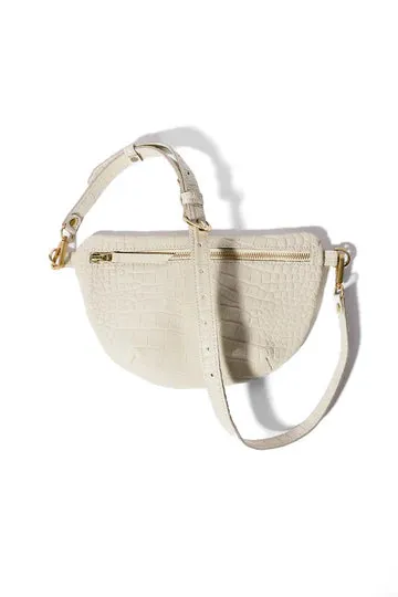 the abby alley croco sling bag