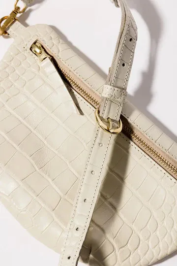 the abby alley croco sling bag