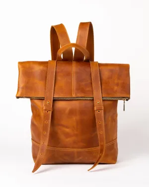 The KMD Leather All-Purpose Backpack ( Crazy Xela )