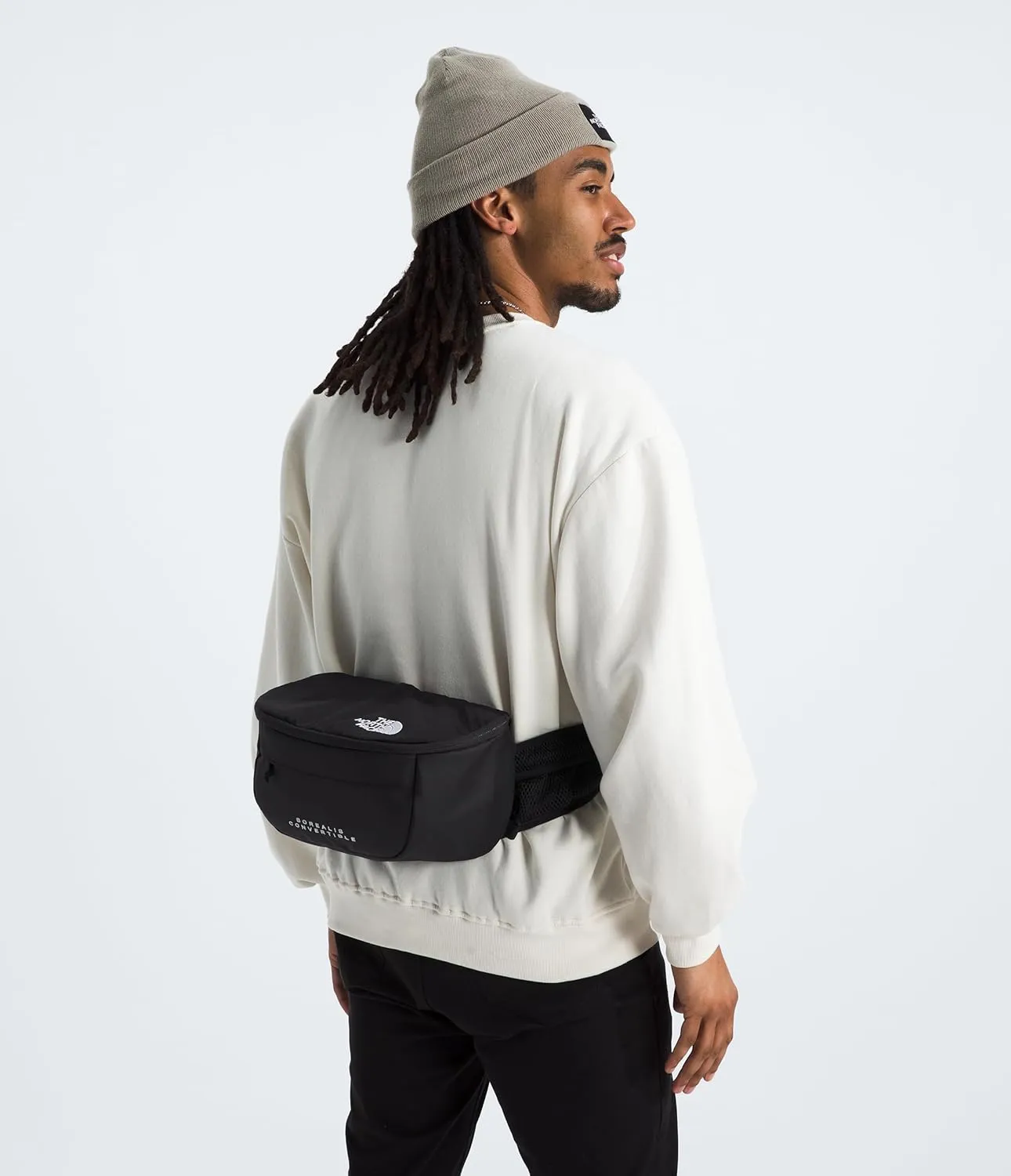 THE NORTH FACE Borealis Convertible Pack, TNF Black/TNF Black, One Size