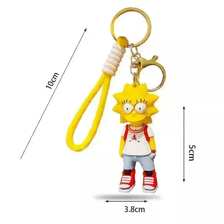 The Simpsons Springfield Squad Keychain