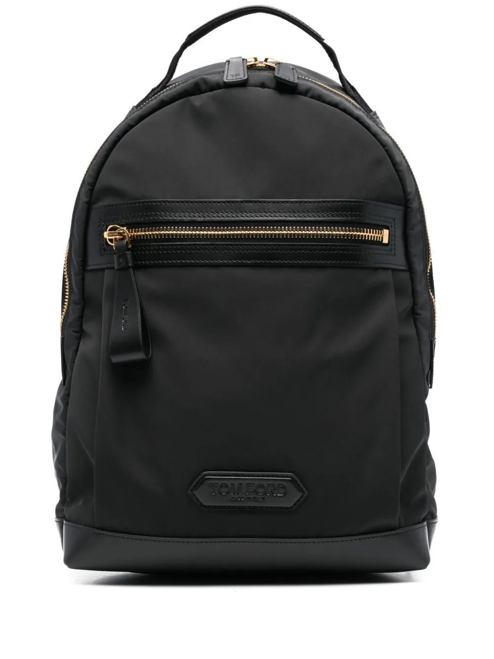 TOM FORD Classic Leather-Trimmed Nylon Backpack