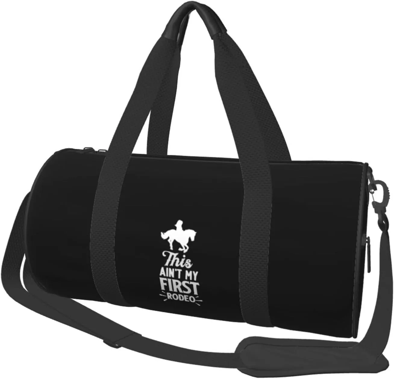 TOROM This Actually Is My First Rodeo Gym Duffel Bag Adult Workout Bag Lightweight Yoga Bag Carryon Gymbag Sport Duffel Bag For Men Women