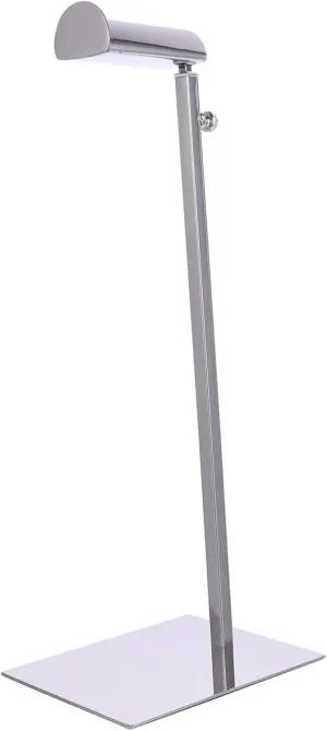 Toyvian Adjustable Handbag Display Stand Metal Handbag Rack Mirror Surface Eva Base for Purse Backpack Display