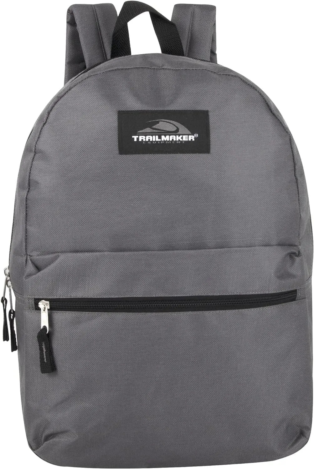 Trail maker 24 Pack- Classic 17 Inch Backpacks in Bulk Wholesale Back Packs for Boys and Girls (Gray)