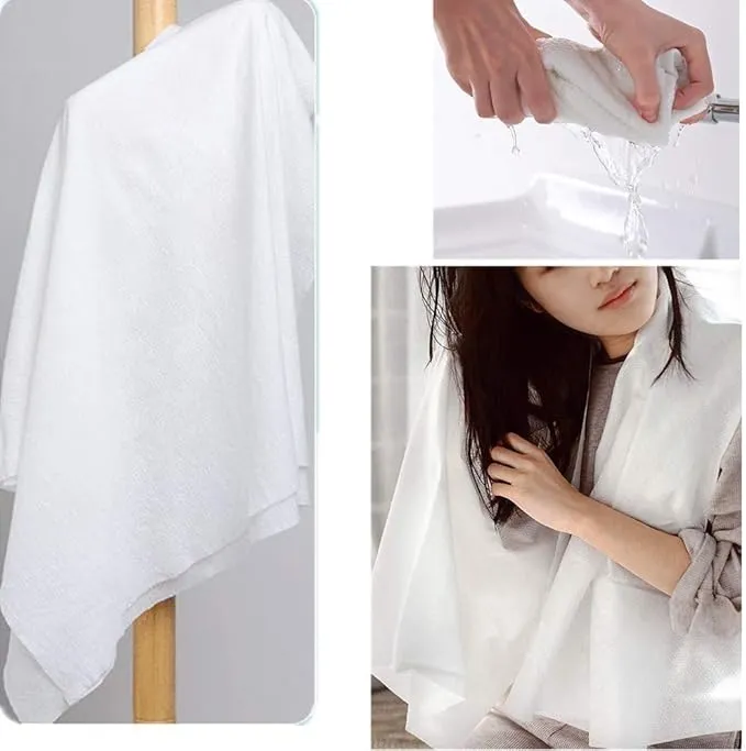 Travel Size Compressed Cotton Bath Towel Tablets Sof Convenient 42x27 inch