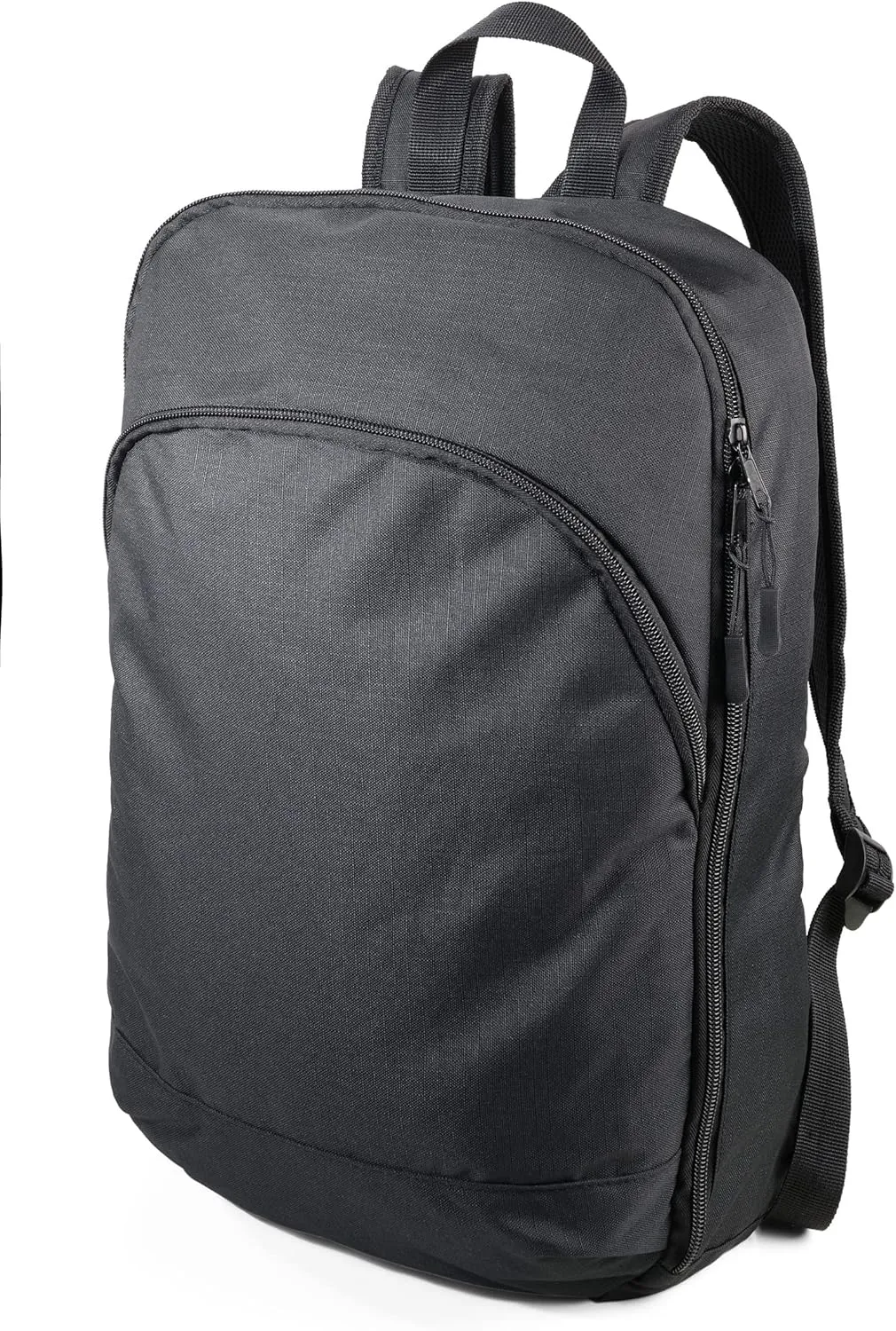 Troika Transform Pack - RUC05/BK - Organiser case and foldable backpack – lots of pockets for accessories (Every Day Carry), inner compartment for tablet – polyester – black