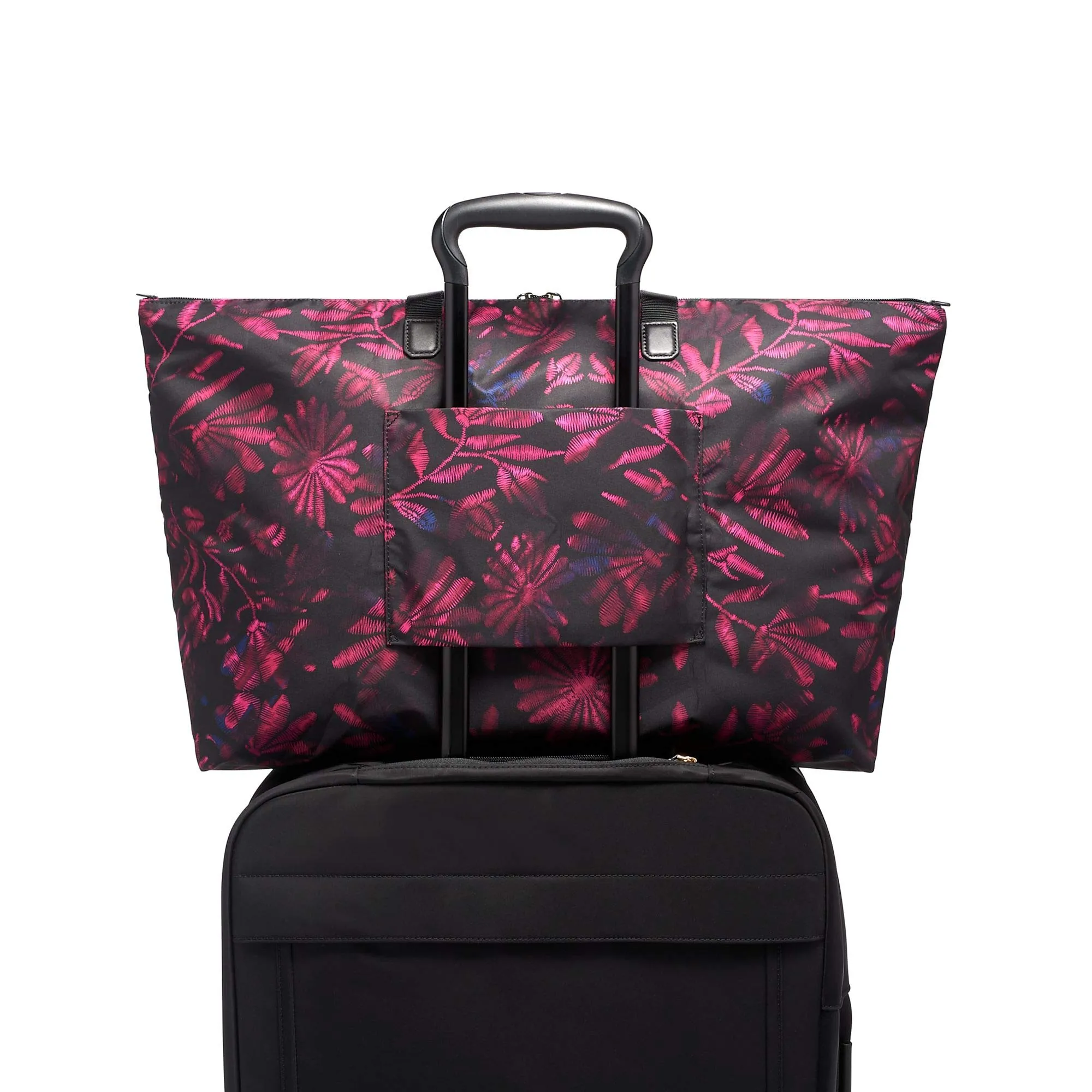 TUMI - Voyageur Just In Case Tote Bag - Lightweight Packable Foldable Travel Bag for Women - Floral Tapestry