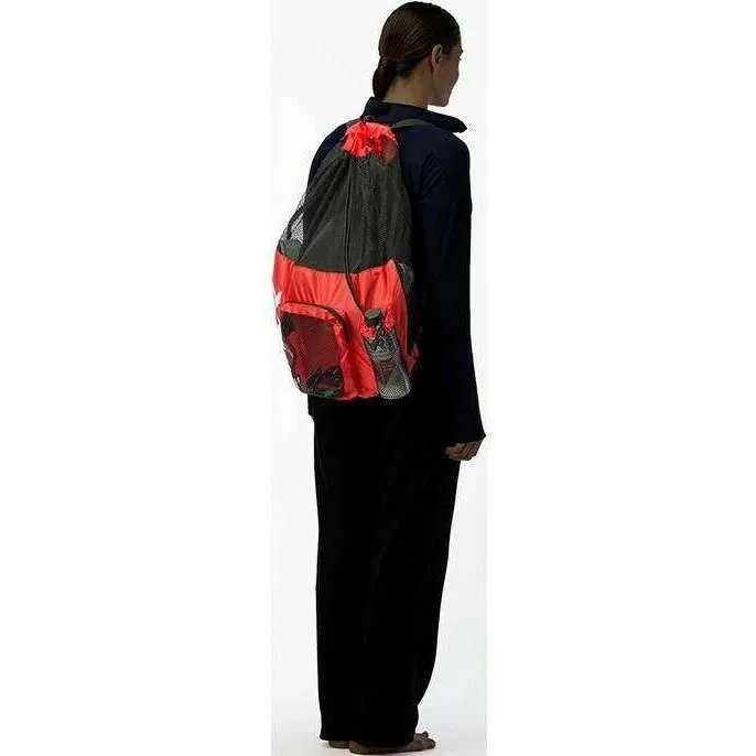 TYR Big Mesh Mummy Backpack - Red