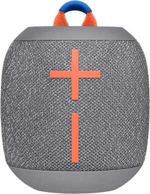 Ultimate Ears Wonderbooms 2 Wireless Speaker, Deep Bass, 360 ° Surround Sound, Waterproof, 2 Speaker Connection for Powerful Sound, 13h Battery, Crushed ice (Renewed)