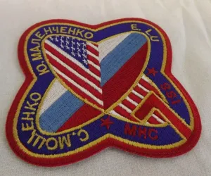 Unique American MHC ISS ELU C. Mowehko Space Astronaut Badge Patch