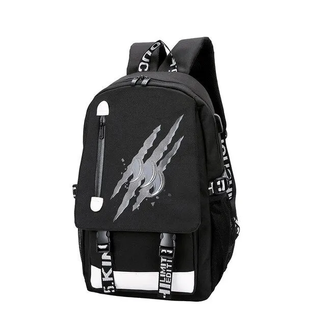 Unisex Animation Backpack (USB Charging/Laptop)